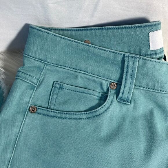 CAbi Tidal Skinny Aqua Jeans Style 5170 Sz 10 - Picture 4 of 10